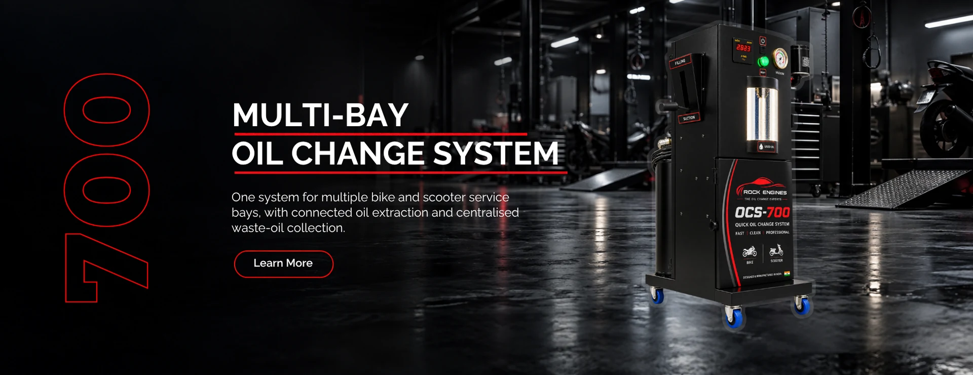 OCS 700 Multi-Bay Oil Change System